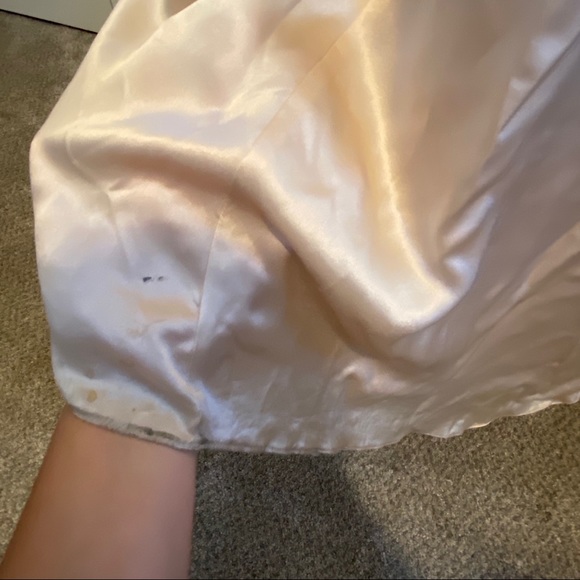 Nicole Miller Champagne Floor Length Dress - Picture 7 of 14